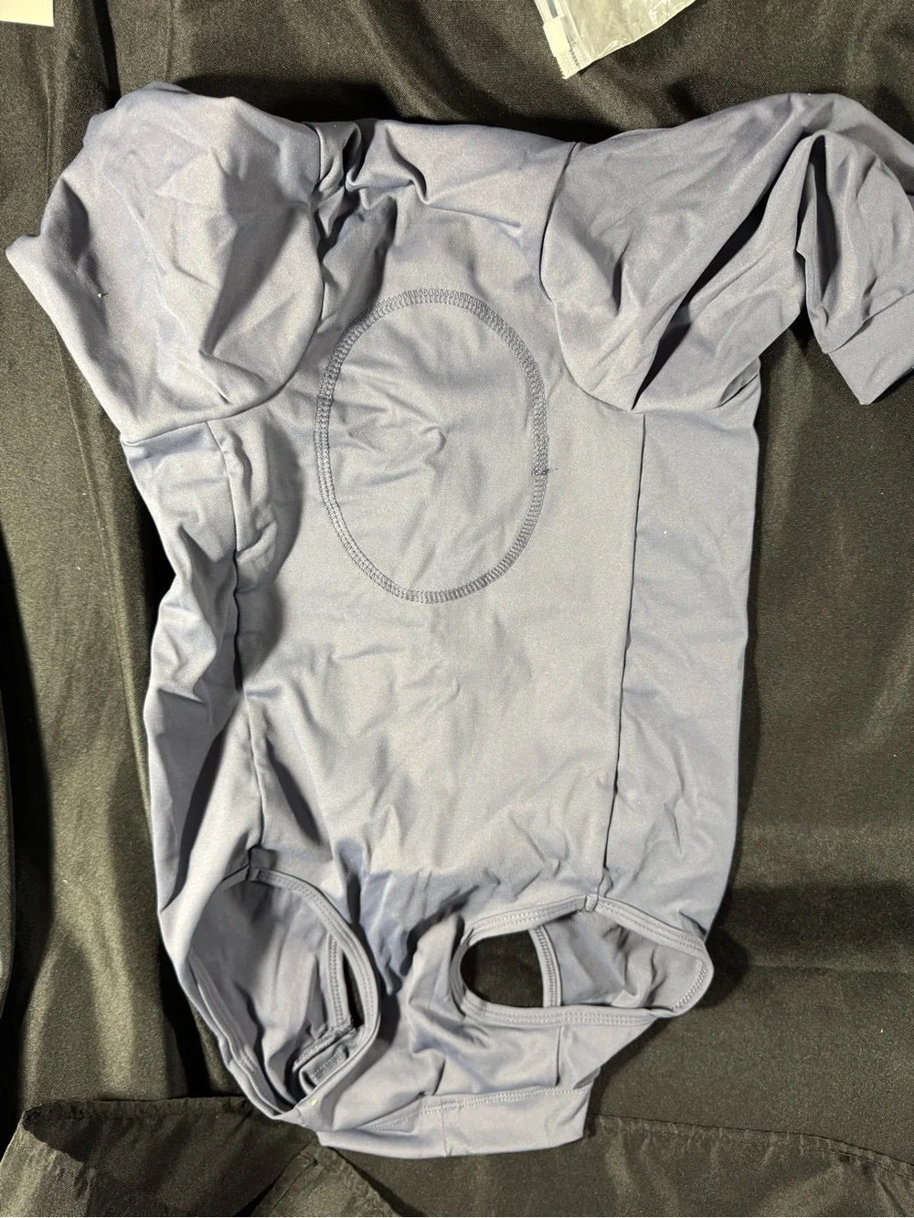 Gray Full-Body Recovery Suit for Dogs - Comfort Post-Surgery Support
